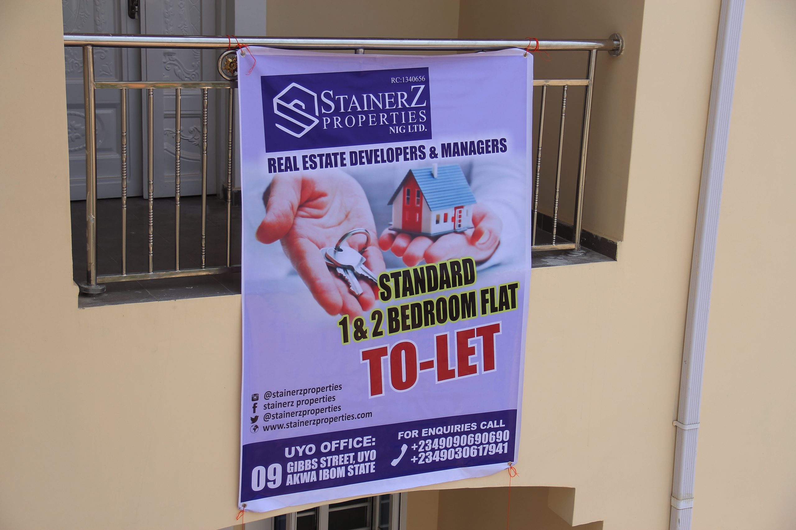 Three Units Two(2) Bedroom Flat and Three Units One (1) Bedroom Flats at Shelter Afrique Uyo.